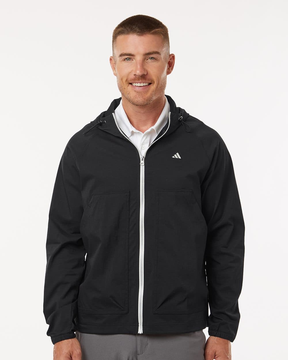 Adidas Men's Go-To Utility Durable Water-Repellent Full-Zip Jacket - Image 1