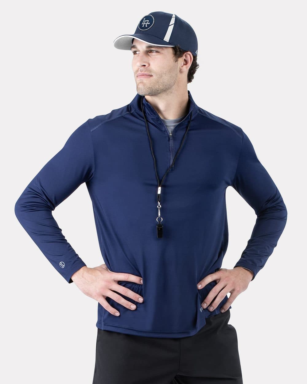 Holloway Men's CoolCore® Quarter-Zip Pullover - Image 1