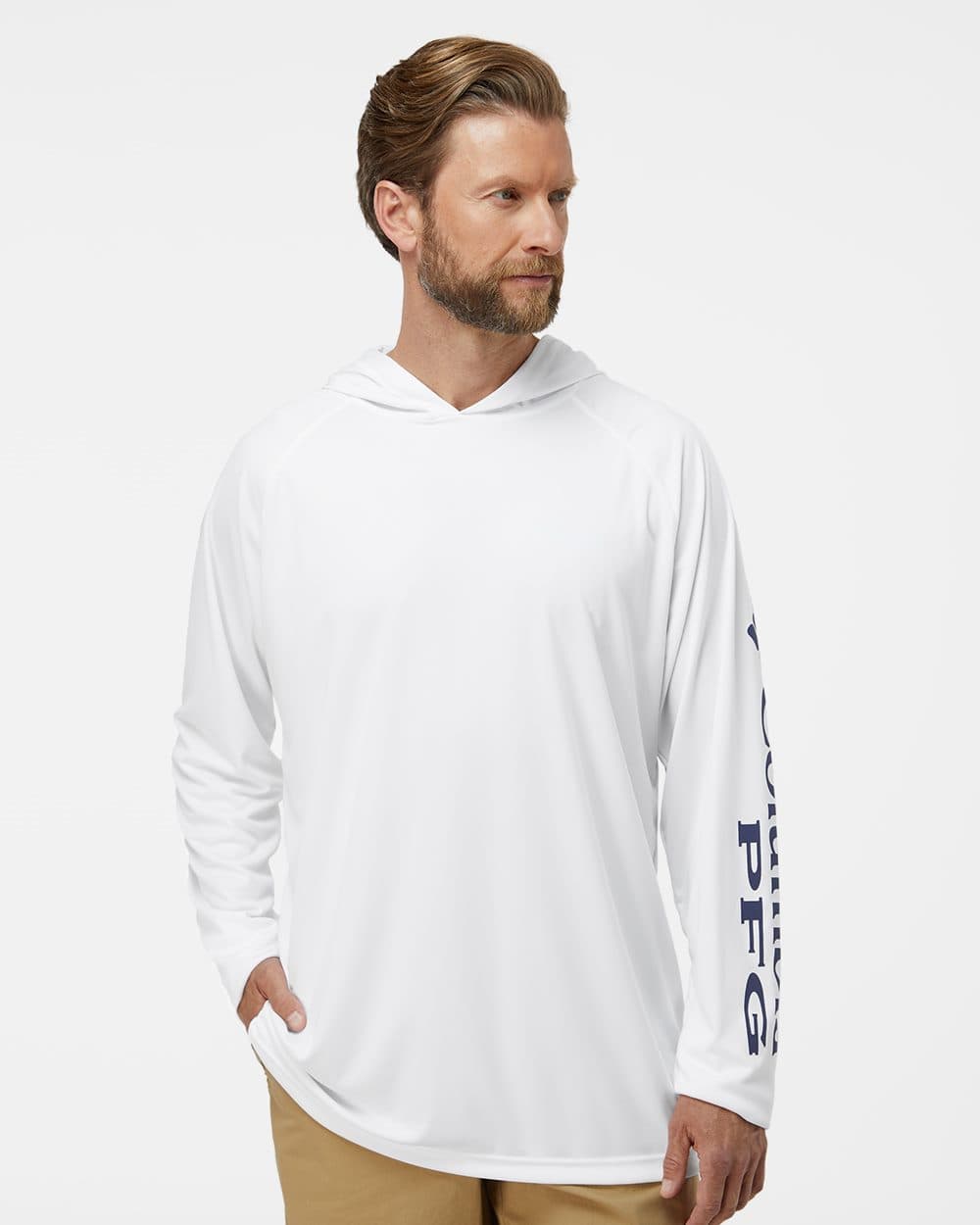 Columbia Men's PFG Terminal Tackle™ Hooded Long Sleeve T-Shirt - Image 1