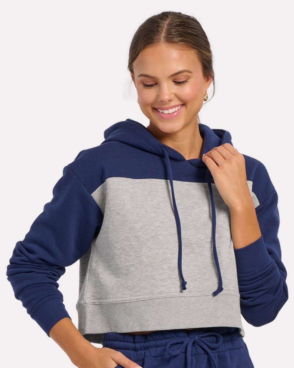 Boxercraft Women's Cropped Fleece Hooded Sweatshirt - Image 1
