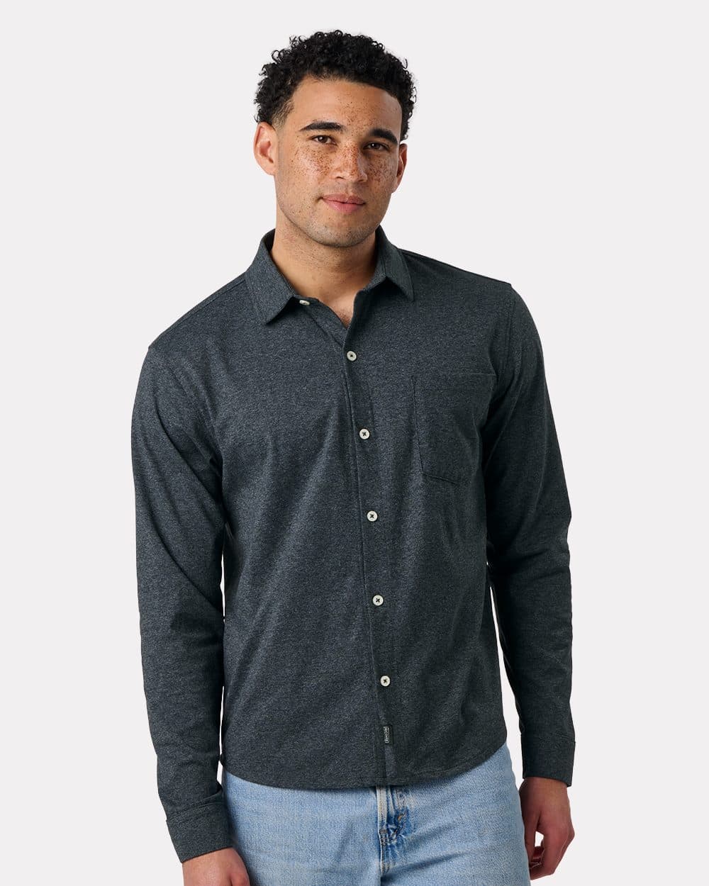 Recover Men's Eco Button Down Shirt - Image 1