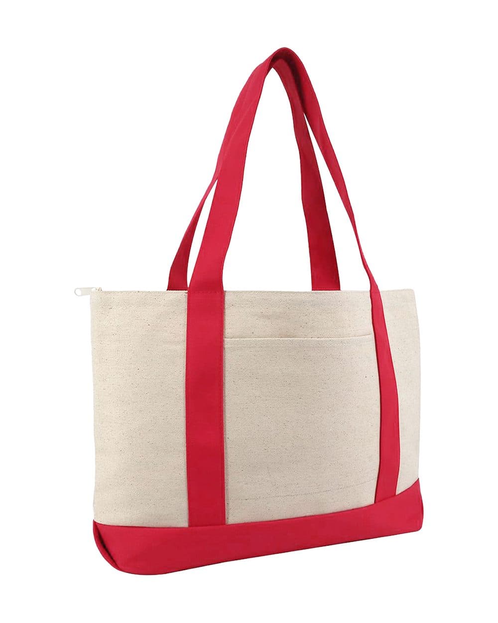 Liberty Bags Large Zippered Cotton Canvas Tote - Image 1