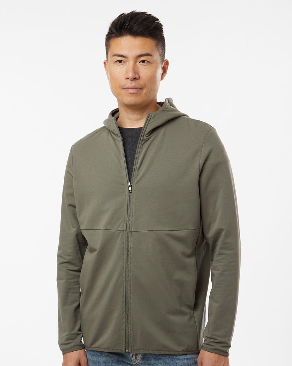 Independent Trading Co. Unisex Perform Full-Zip Hooded Sweatshirt - Image 1