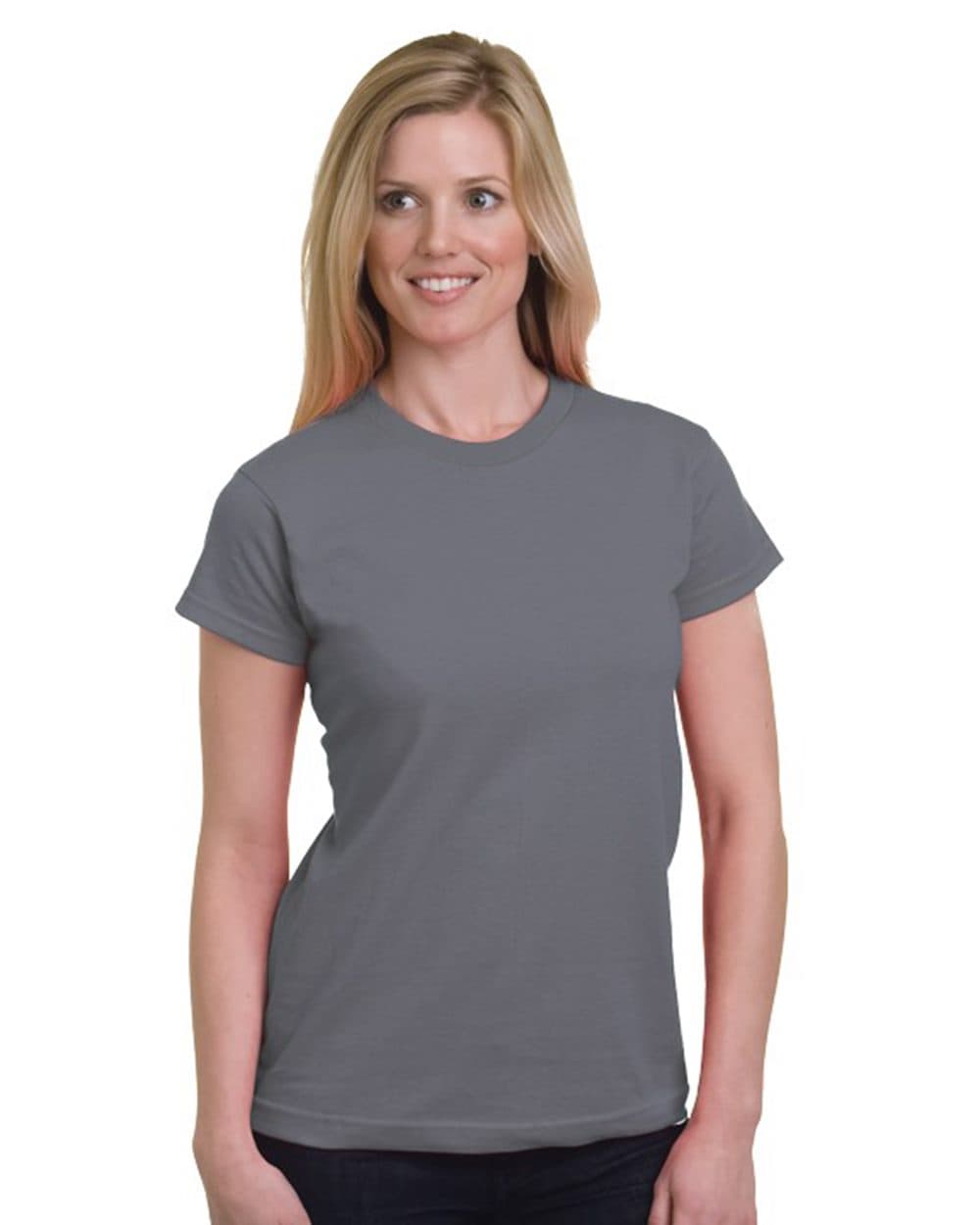 Bayside Women's USA-Made Fine Jersey T-Shirt (5850) - Image 1