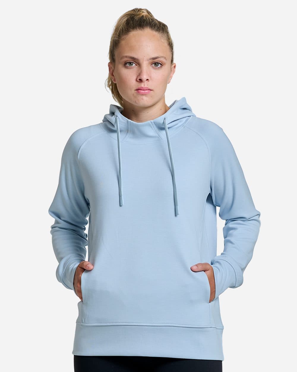 J. America Women's Apex Fleece Hooded Sweatshirt - Image 1