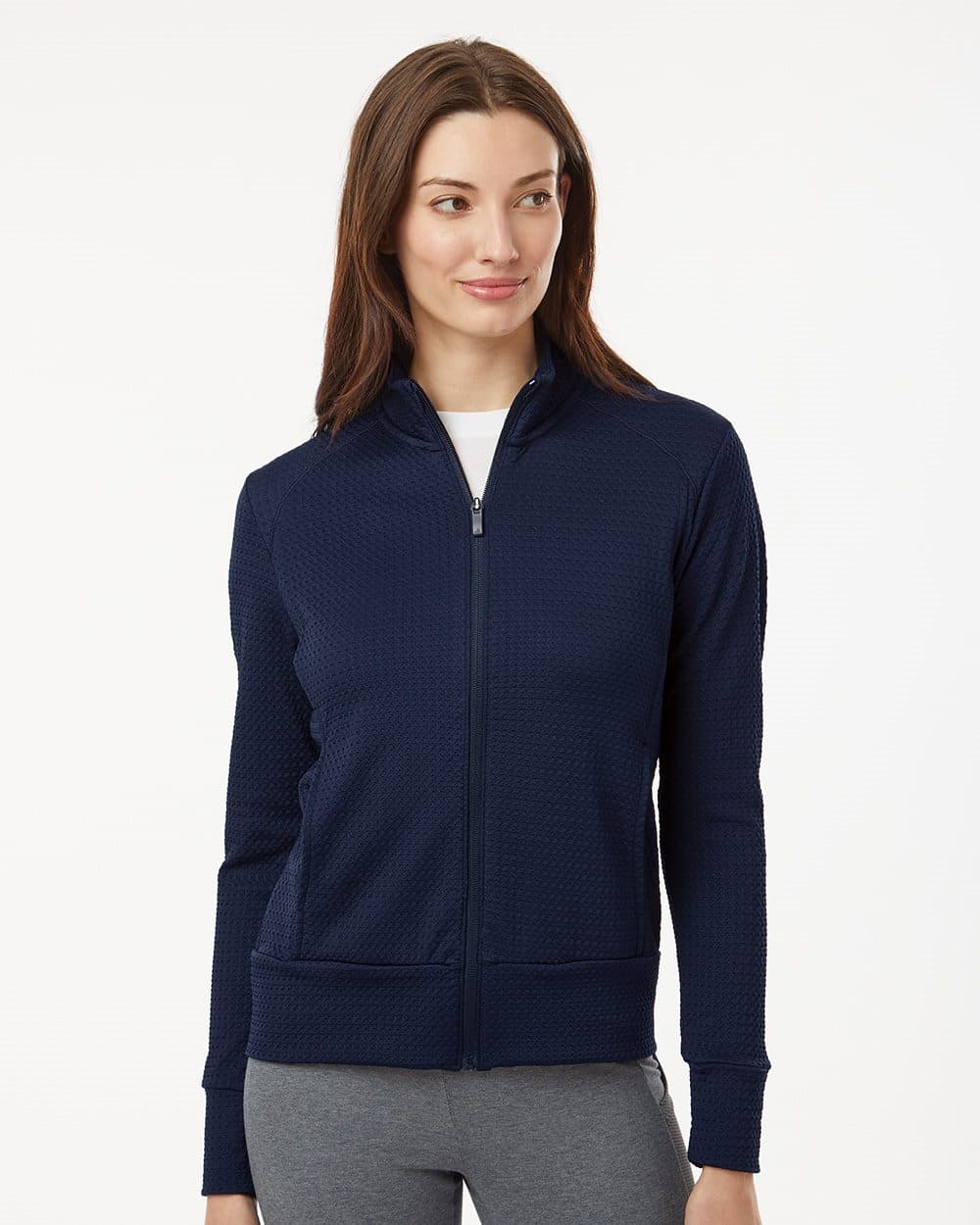 Adidas Women's Ultimate365 Textured Full-Zip Jacket - Image 1