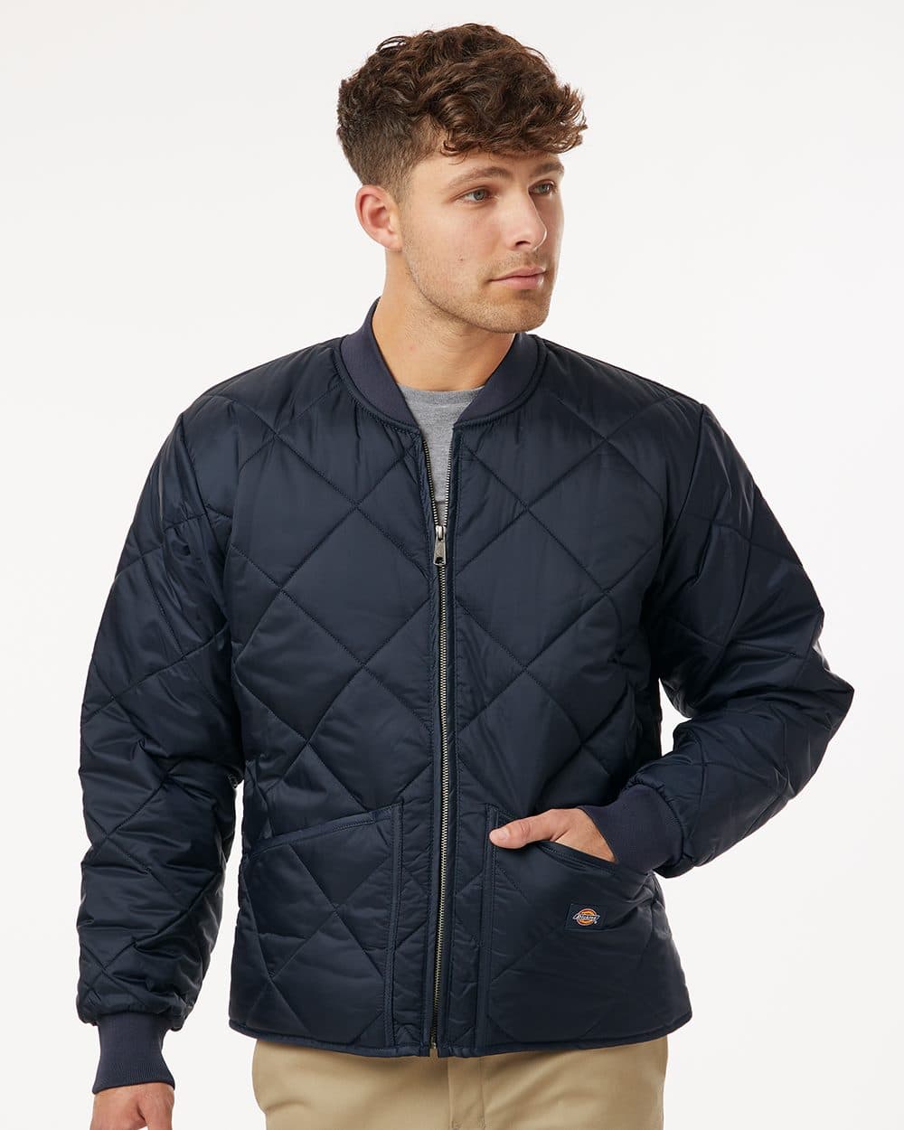 Dickies Men's Diamond Quilted Jacket - Image 1