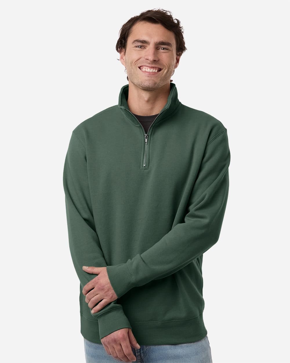 Independent Trading Co. Unisex Midweight Quarter-Zip Pullover - Image 1