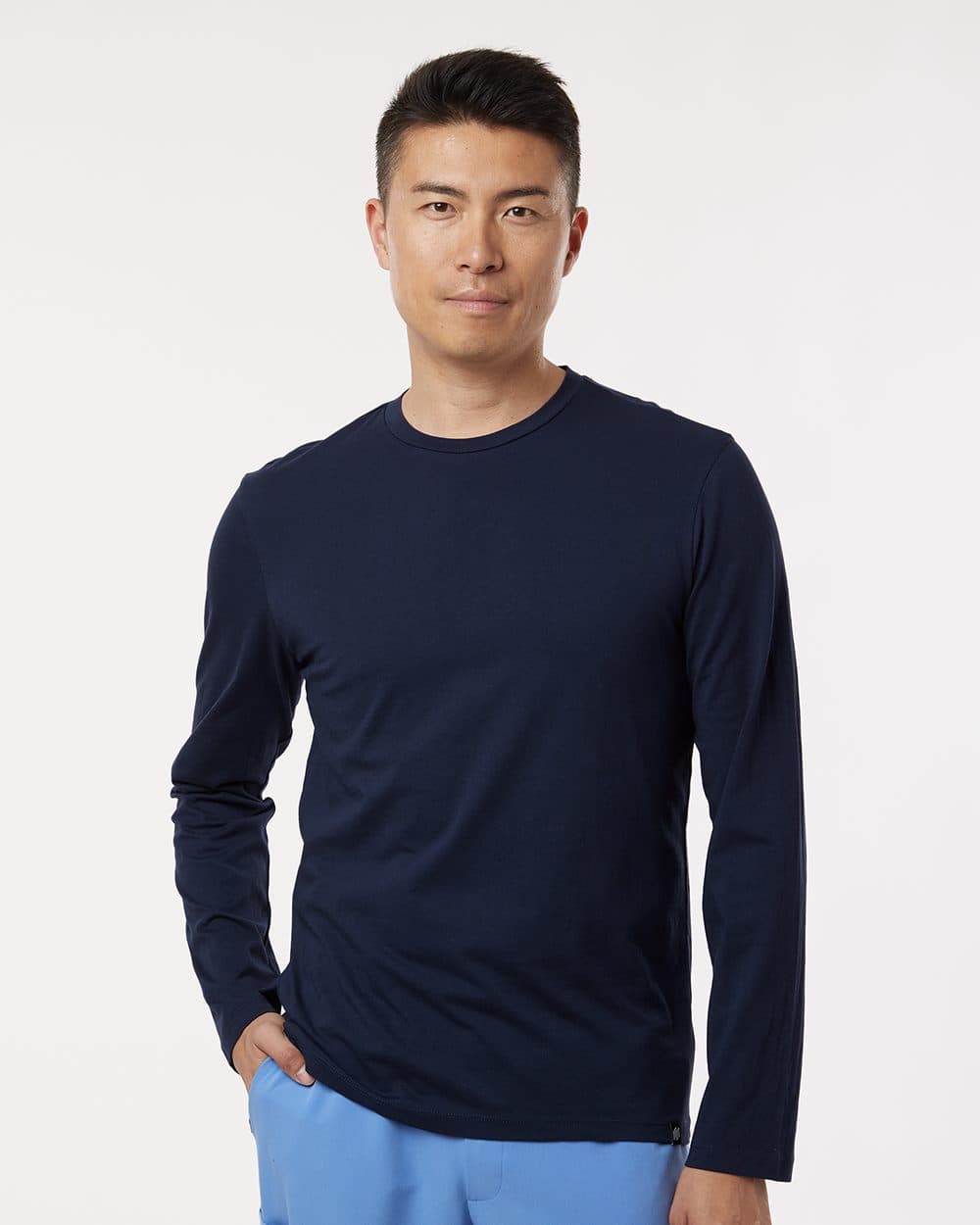 Jaanuu Men's RegenX Cotton Underscrub Long Sleeve T-Shirt - Image 1