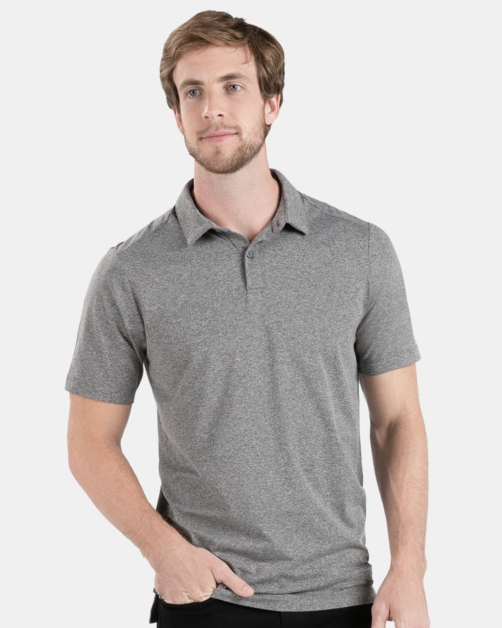 Holloway Men's Eco Revive™ Ventura Soft Knit Polo - Image 1