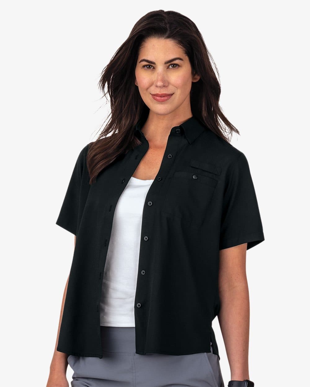 Paragon Women's Hatteras Performance Short Sleeve Fishing Shirt - Image 1