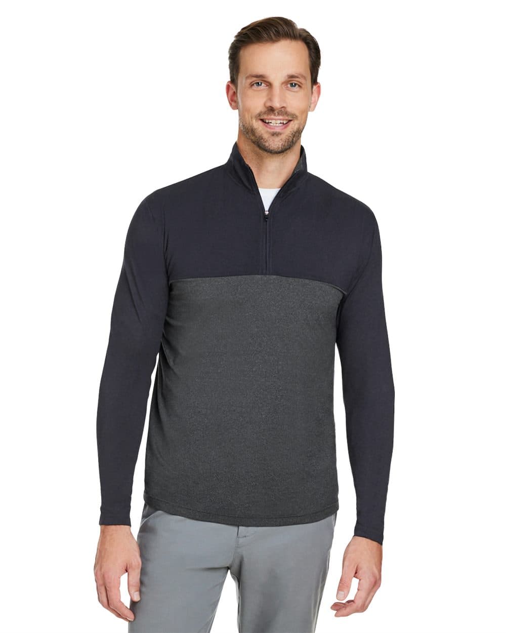 Spyder Men's Spyre Flex Colorblock Quarter-Zip Pullover - Image 1