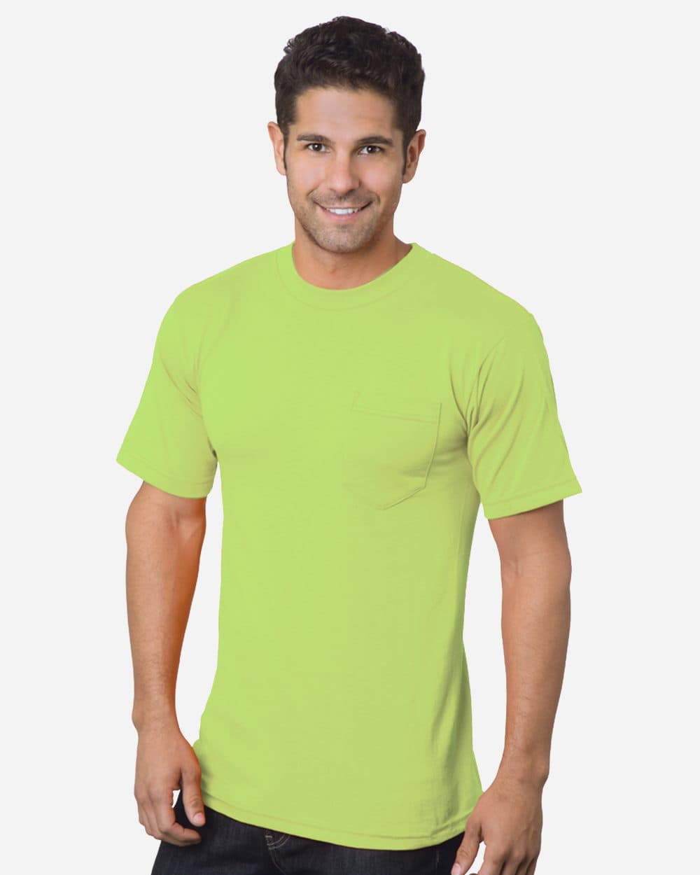 Bayside Unisex USA-Made 50/50 Pocket T-Shirt - Image 1
