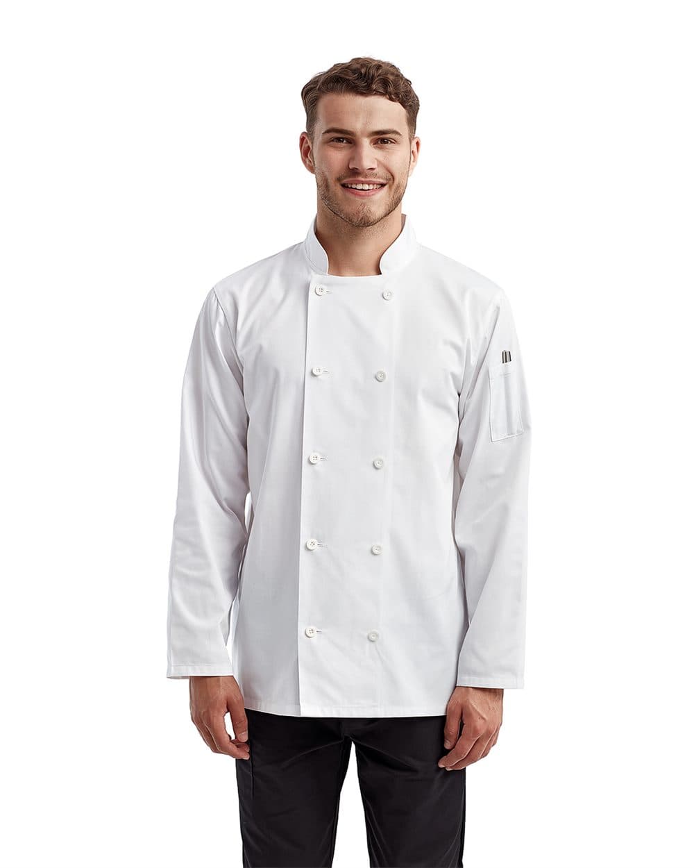 Artisan Collection by Reprime Unisex Recycled Chef Coat - Image 1