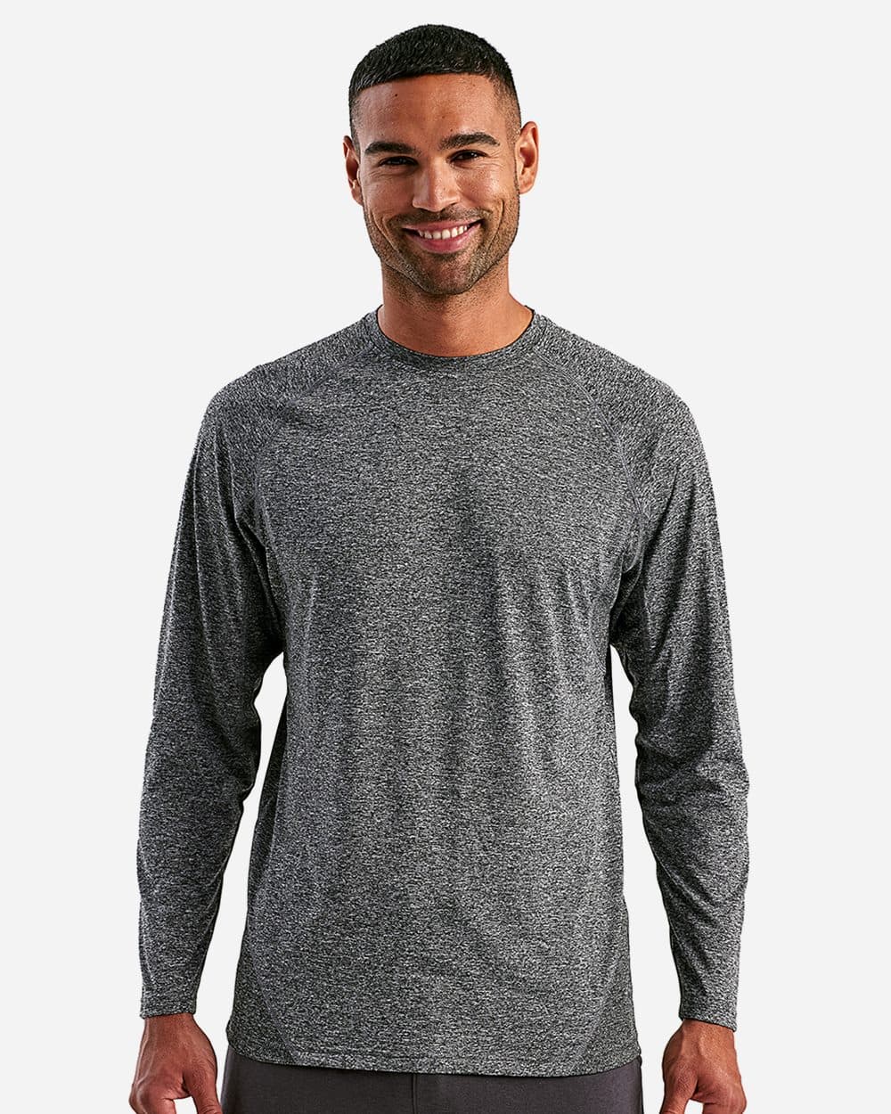 TriDri Unisex Panelled Long Sleeve Tech T-Shirt - Image 1