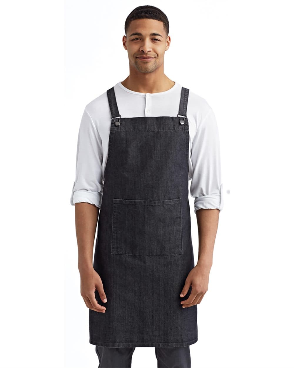 Artisan Collection by Reprime Cross Back Barista Bib Apron - Image 1