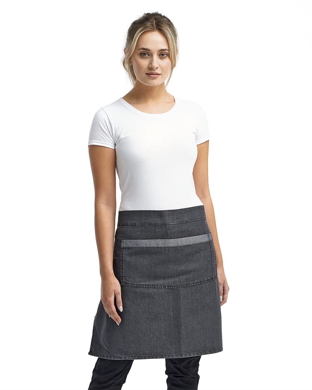 Artisan Collection by Reprime Domain Contrast Denim Waist Apron - Image 1