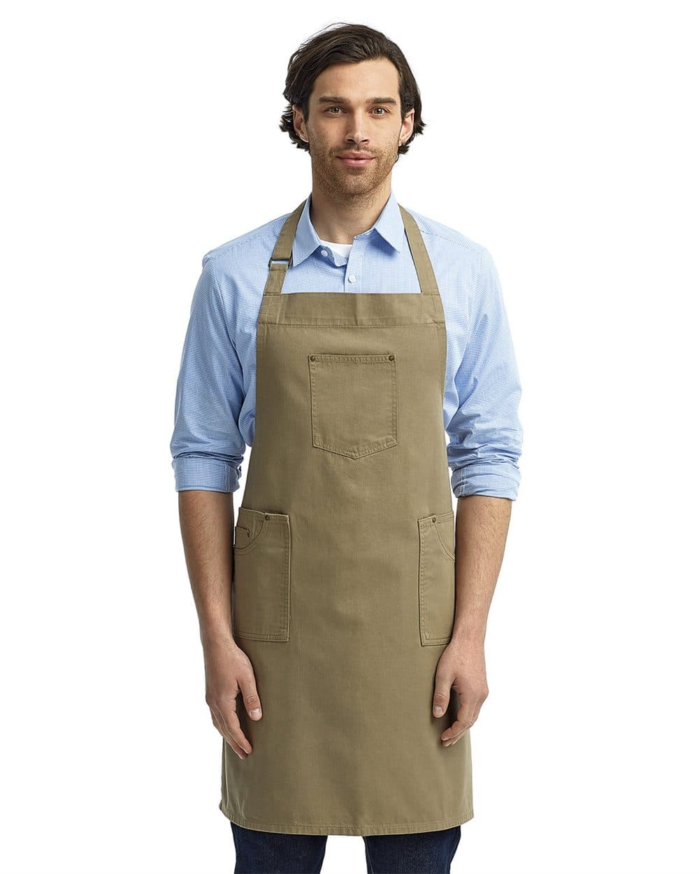 Artisan Collection by Reprime Chino Bib Apron - Image 1