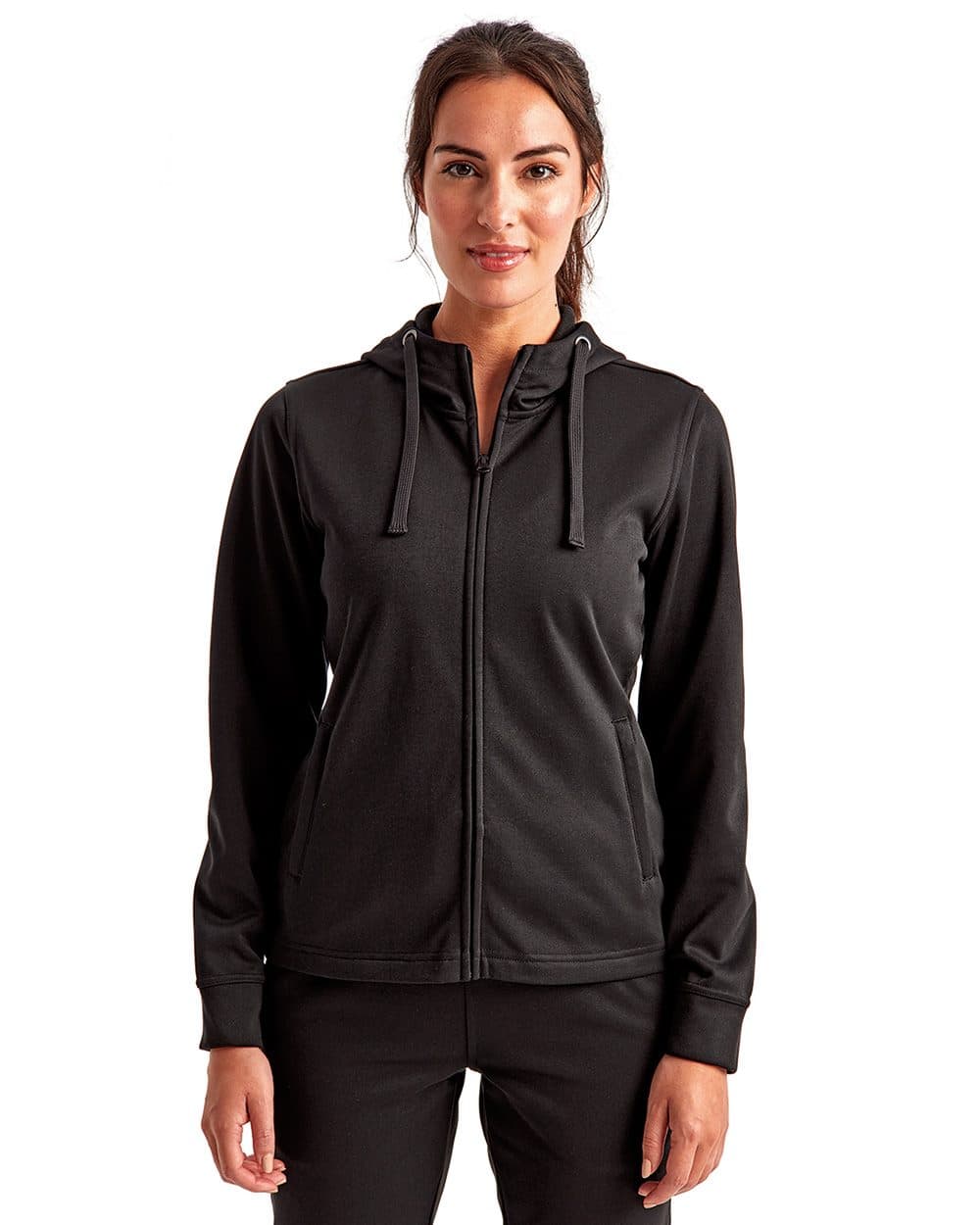 TriDri Women's Spun Dyed Full-Zip Hooded Sweatshirt - Image 1