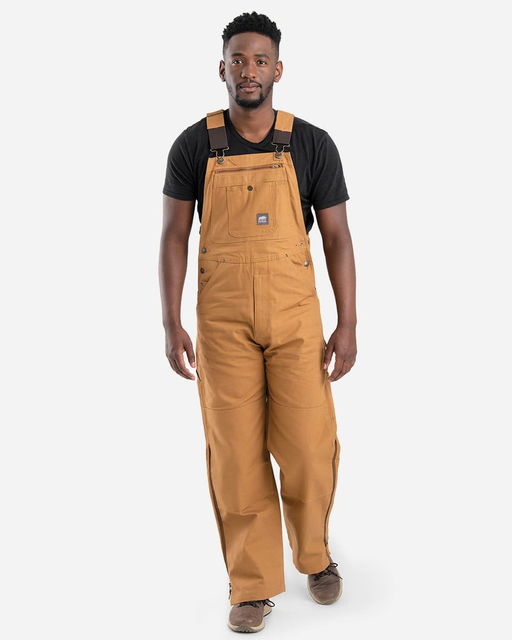 Berne Apparel Men's Slab Unlined Duck Bib Overall - Image 1