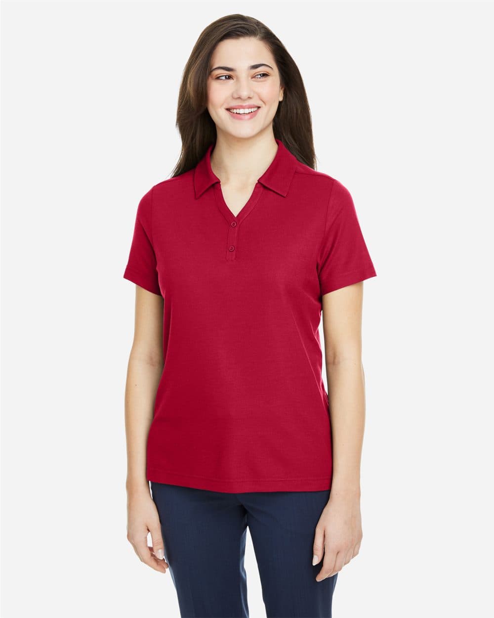 CORE365 Women's Fusion ChromaSoft™ Pique Polo - Image 1