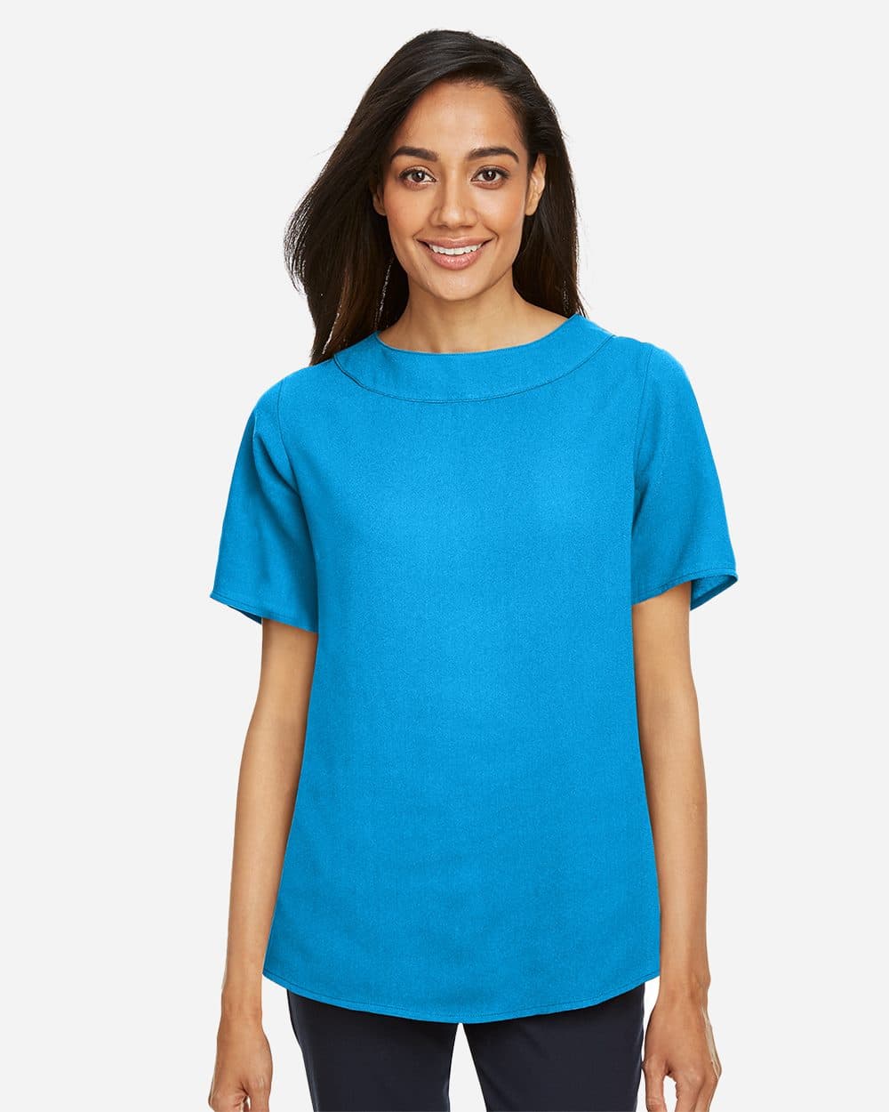 Devon & Jones Women's Perfect Fit™ Boat Neck Blouse - Image 1
