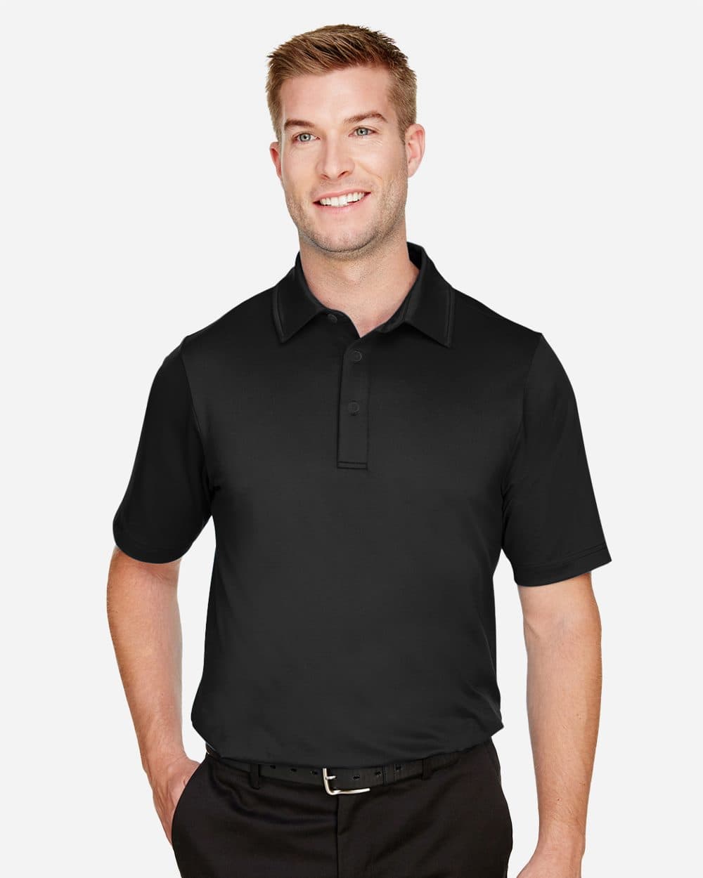 Devon & Jones Men's CrownLux Performance® Range Flex Polo - Image 1