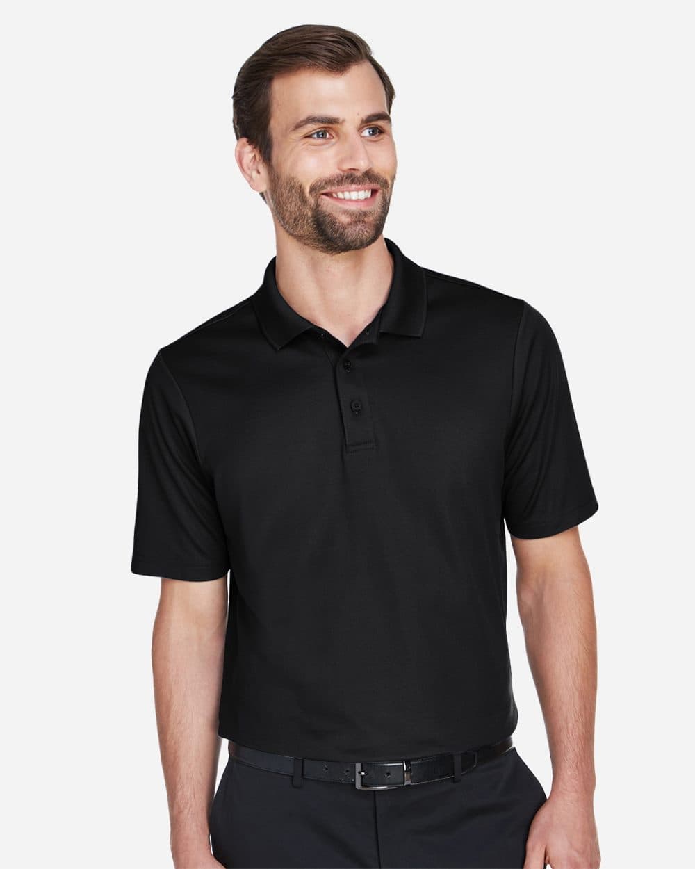 Devon & Jones Men's CrownLux Performance® Plaited Polo - Image 1