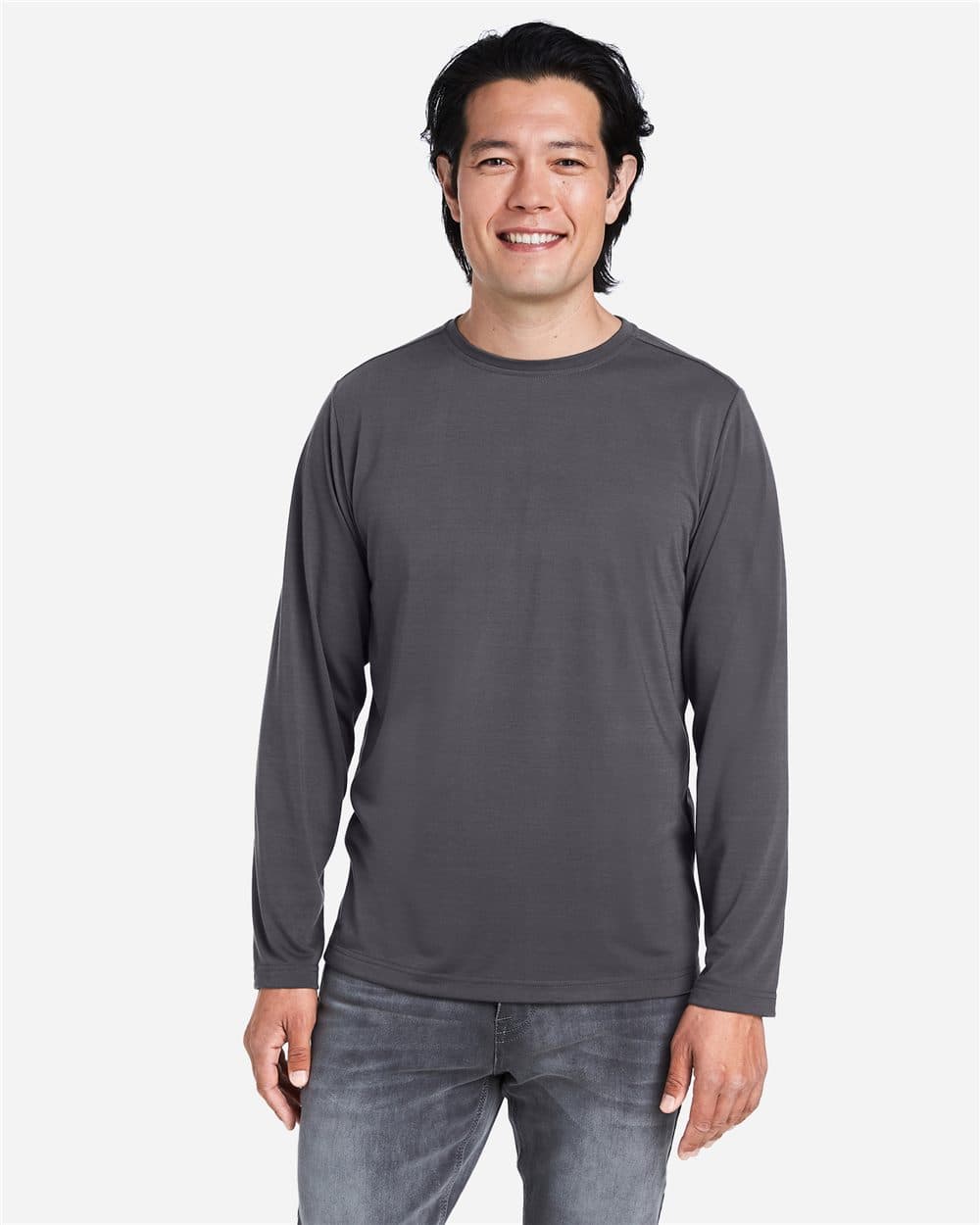 CORE365 Unisex Fusion ChromaSoft™ Performance Long Sleeve T-Shirt - Image 1