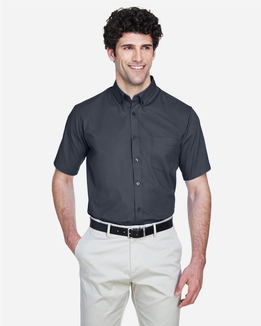 CORE365 Men's Optimum Short Sleeve Twill Dress Shirt - Image 1