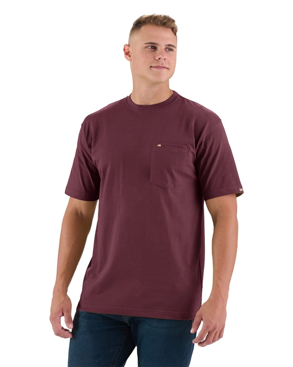 Berne Apparel Men's Tall Heavyweight Pocket T-Shirt - Image 1