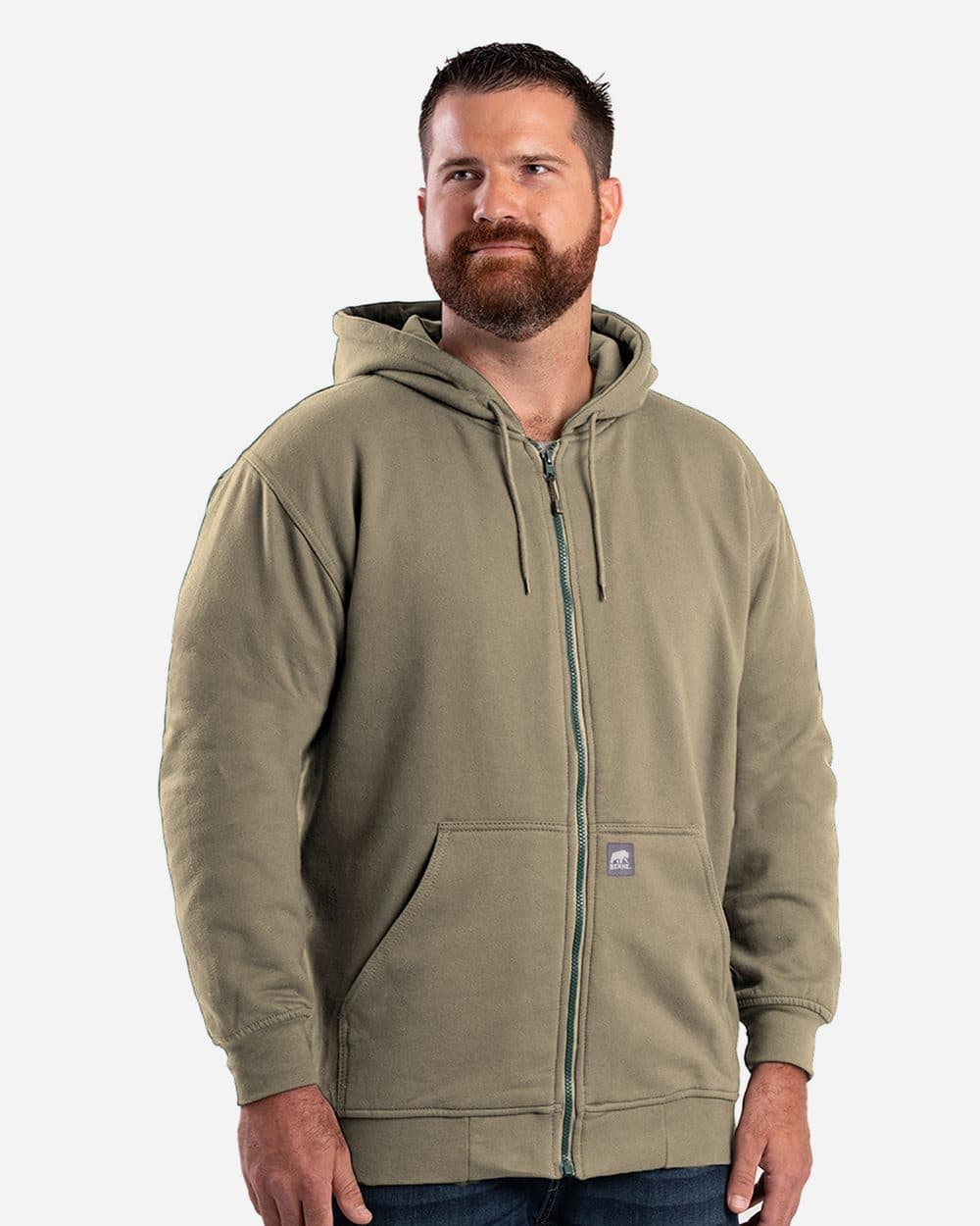 Berne Apparel Men's Heritage Thermal Lined Hooded Sweatshirt - Image 1