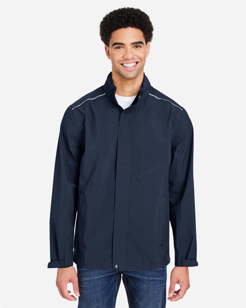 CORE365 Men's Barrier Packable Rain Jacket - Image 1