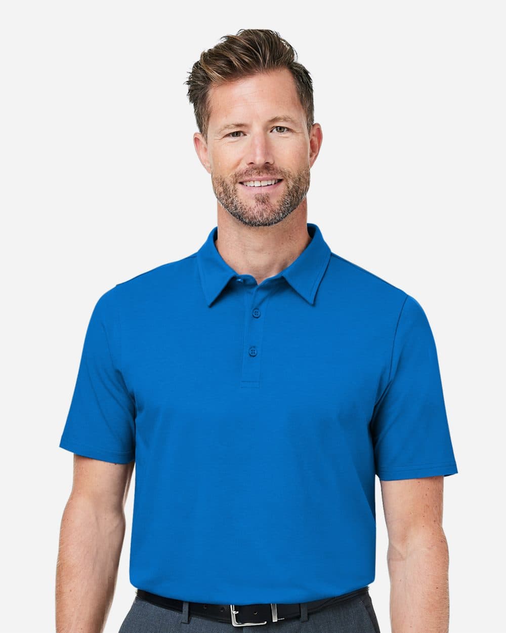 Devon & Jones Men's Raleigh Stretch Polo - Image 1