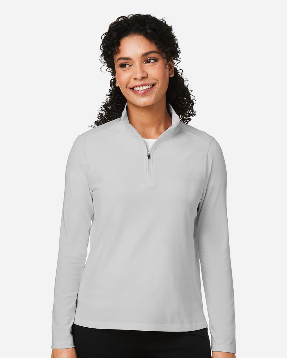 Devon & Jones Women's Raleigh Stretch Quarter-Zip Pullover - Image 1