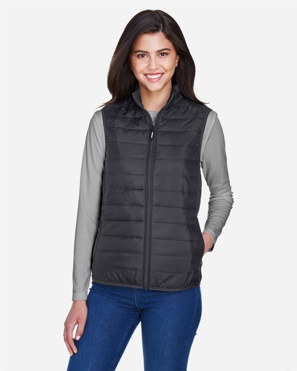 CORE365 Women's Prevail Packable Puffer Vest - Image 1