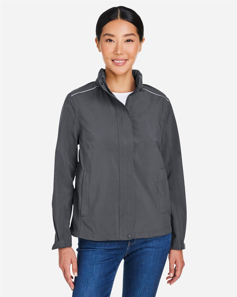 CORE365 Women's Barrier Packable Rain Jacket - Image 1