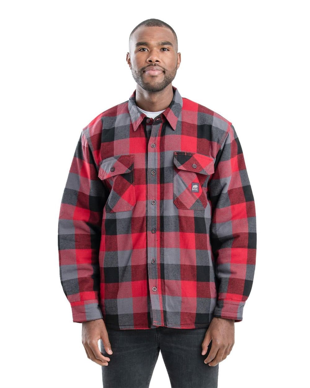Berne Apparel Men's Timber Flannel Shirt Jacket - Image 1