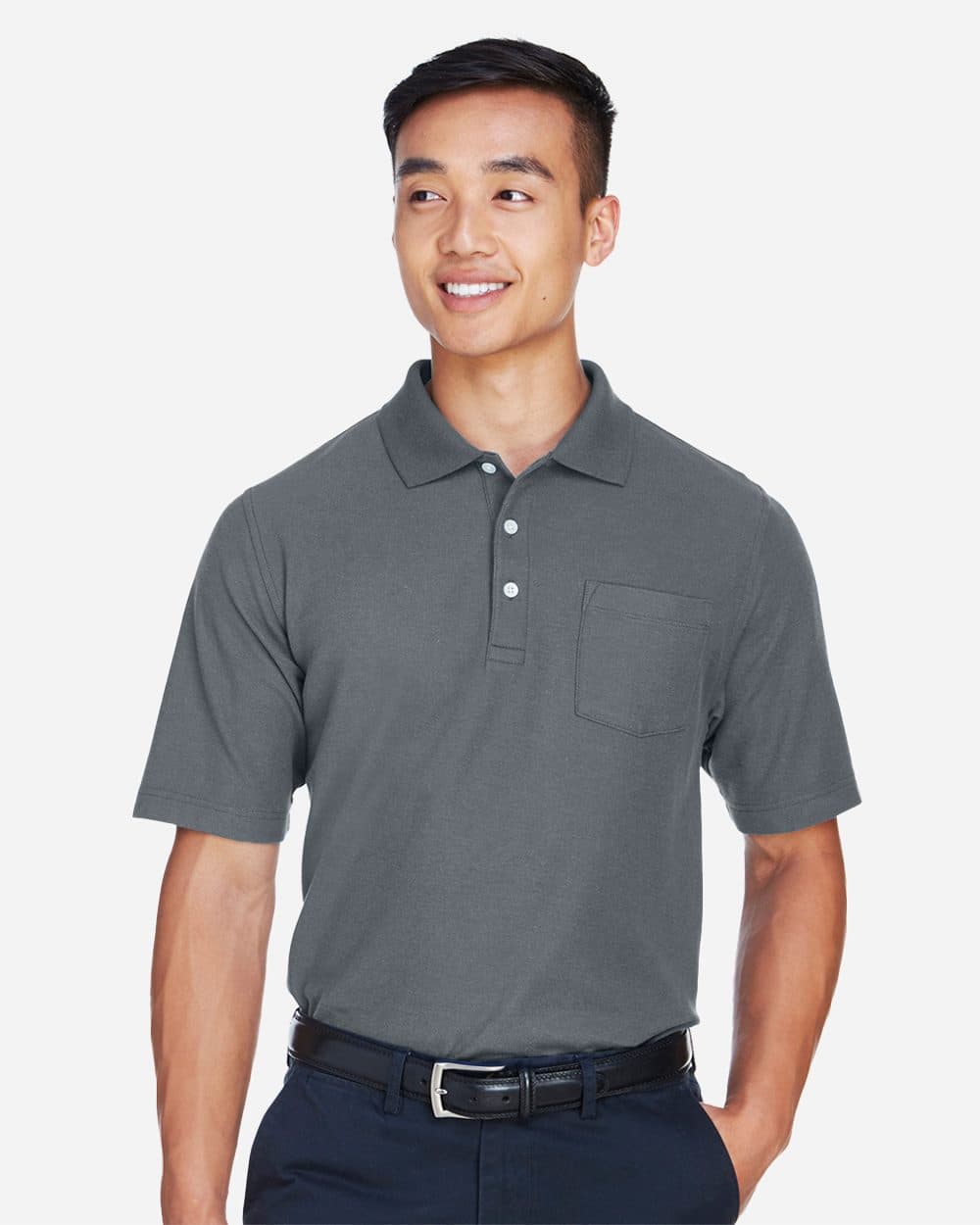 Devon & Jones Men's DRYTEC20™ Performance Pocket Polo - Image 1