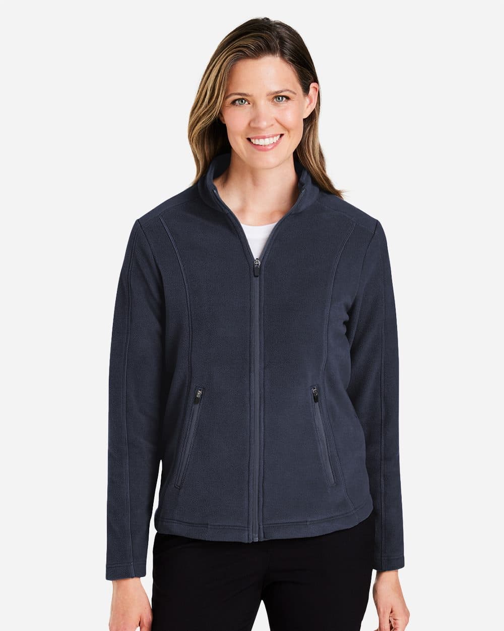 Devon & Jones Women's CrownLux Performance® Fleece Full-Zip Jacket - Image 1
