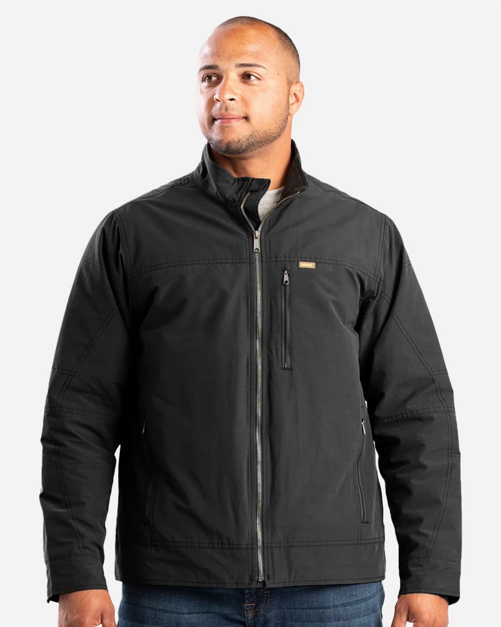 Berne Apparel Men's Highland Quilt-Lined Micro-Duck Jacket - Image 1
