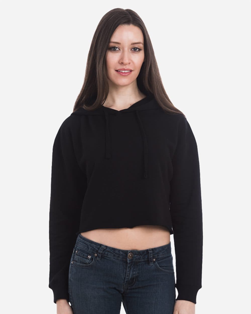 Lane Seven Women's Cropped Hoodie Sweatshirt - Image 1