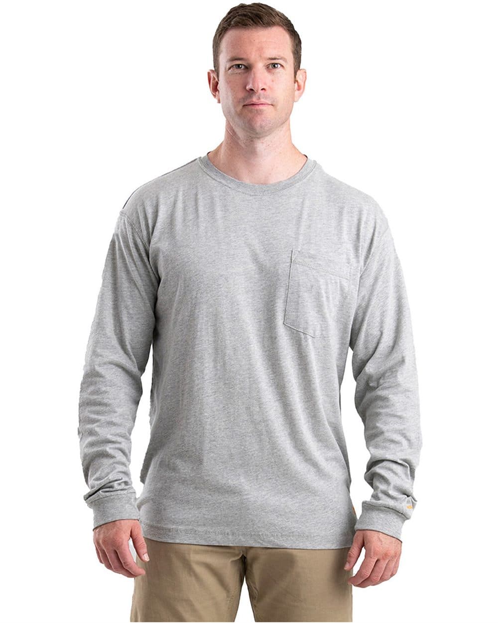 Berne Apparel Men's Performance Long Sleeve Pocket T-Shirt (BSM40) - Image 1