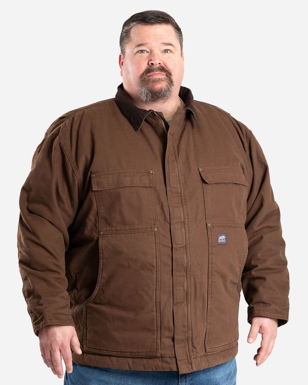 Berne Apparel Men's Tall Highland Washed Chore Coat - Image 1