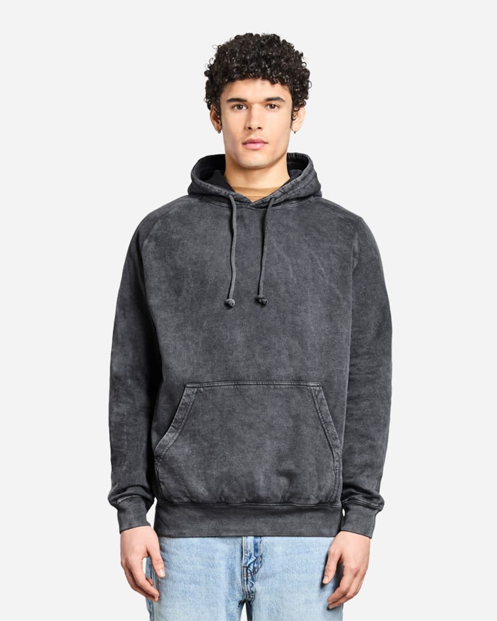 Lane Seven Unisex Vintage Raglan Hoodie Sweatshirt - Image 1