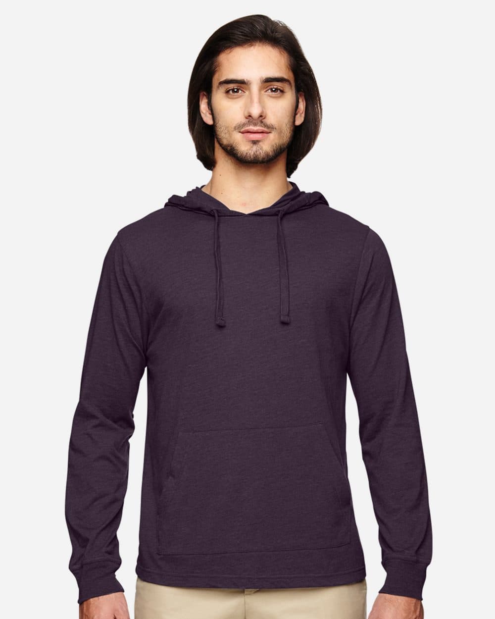 econscious Unisex Eco Jersey Pullover Hooded Long Sleeve T-Shirt - Image 1