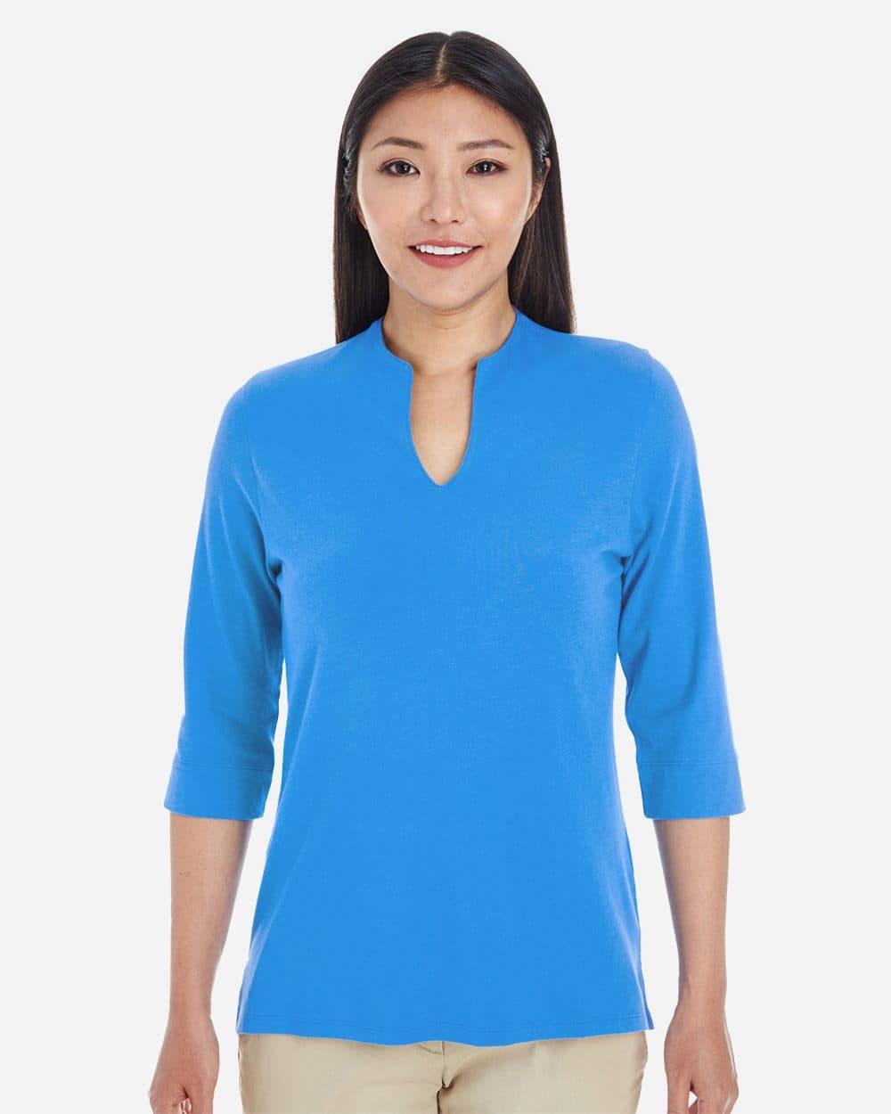 Devon & Jones Women's Perfect Fit™ Tailored Open Neckline Top - Image 1