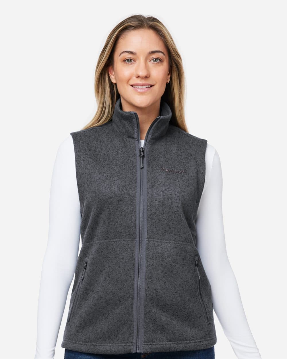 Marmot Women's Drop Line Fleece Vest - Image 1