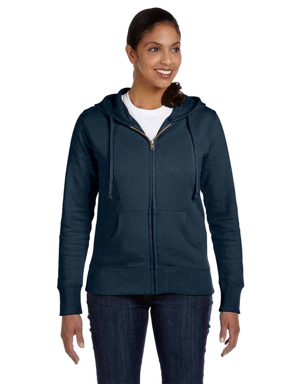 econscious Women's Full-Zip Hooded Sweatshirt - Image 1