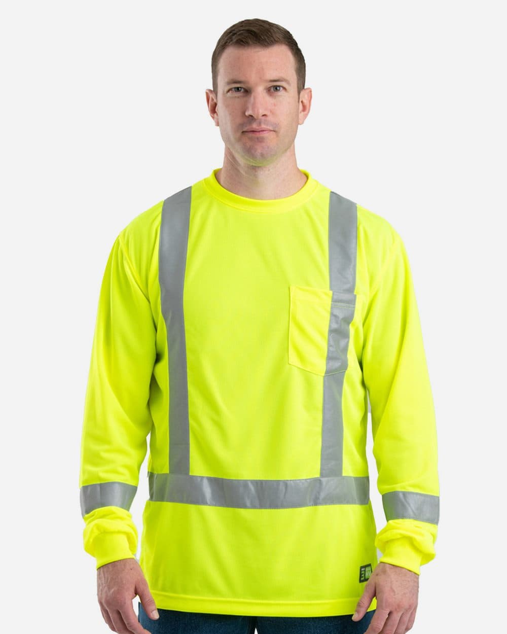 Berne Apparel Men's Tall Hi-Vis Class 3 Performance T-Shirt - Image 1